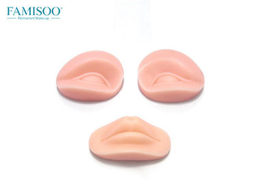 Permanent Makeup Silicone Fake Skin To Practice Tattooing / Lips Skin Color