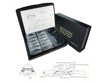 Permanent Makeup Tattoo Accessories Practice Eyebrow Drawing Band Kit 12pcs