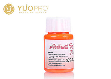 Orange Fluorescent Permanent Tattoo Ink Pigment for Body Painting 4 Colors