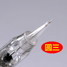 Disposable 3 Round Liner Tattoo Needles , Eyebrow / Lip / Tattoo Cartridge Needles 