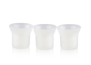 White Color Plastic Permanent Makeup Tools Accessory Microblading Pigment Sponge Cup