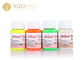 Yellow Fluorescent Permanent Tattoo Ink 4 Colors , Eyebrow Pigment Ink
